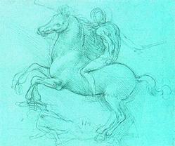 Набросок для конной статуи Франческо Сфорца